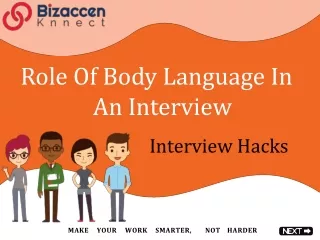 interview hacks