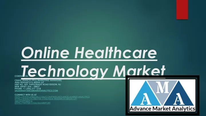 online healthcare technology market