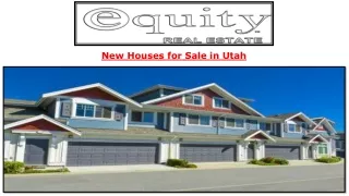 New Houses for Sale in Utah