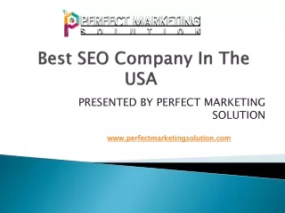  Best SEO Company In The USA