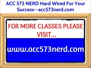 acc 573 nerd hard wired for your success