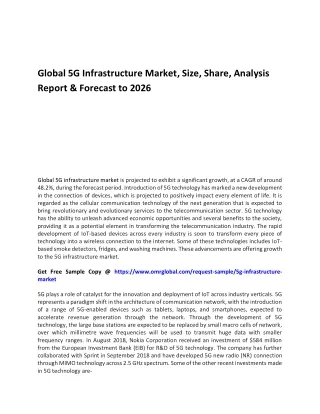 global 5g infrastructure market size share