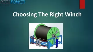 Choosing The Right Winch