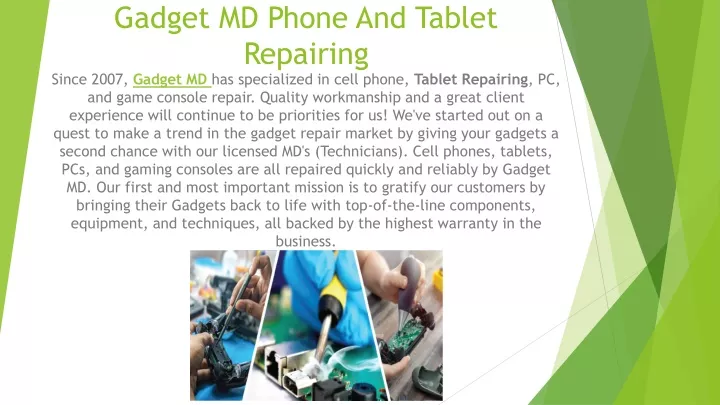 gadget md phone and tablet repairing