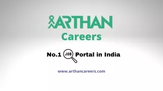 Arthan Careers - Number one Job Portal in India