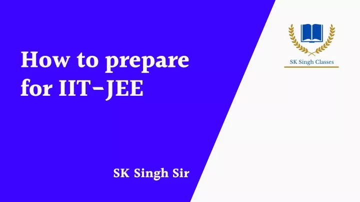 how to prepare for iit jee