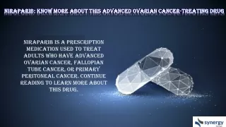Import Niraparib in India