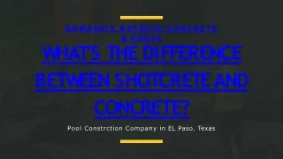 What's The Difference Between Shotcrete and Concrete