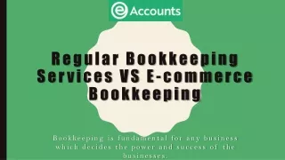 regular bookkeeping services vs e commerce bookkeeping