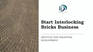 Start Interlocking Bricks Business