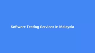 software testing services in malaysia