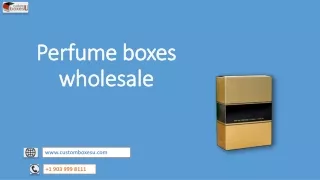perfume boxes wholesale