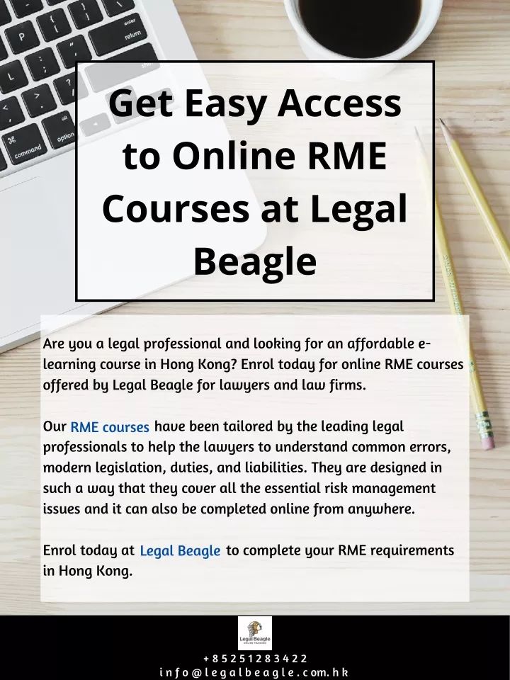 get easy access to online rme courses at legal