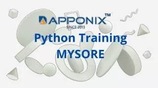 Python Training in MYSORE
