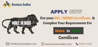 Make In India Certificate