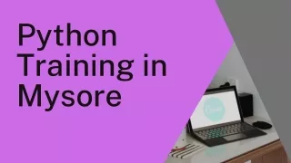 python training in mysore