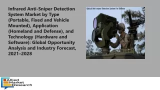 infrared anti sniper detection system market