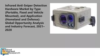 infrared anti sniper detection hardware market