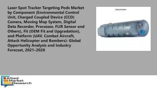 laser spot tracker targeting pods market