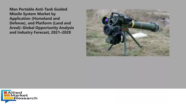 man portable anti tank guided missile system