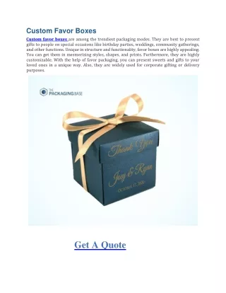 custom favor boxes custom favor boxes are among