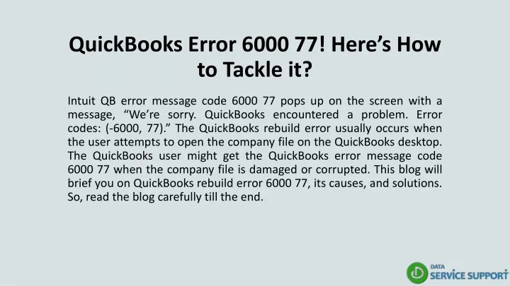 quickbooks error 6000 77 here s how to tackle it