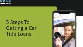 Apply Today! Car Title Loans Chilliwack