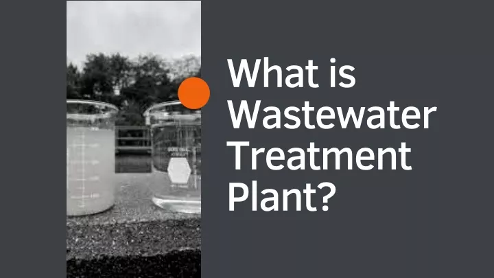 what is wastewater treatment plant