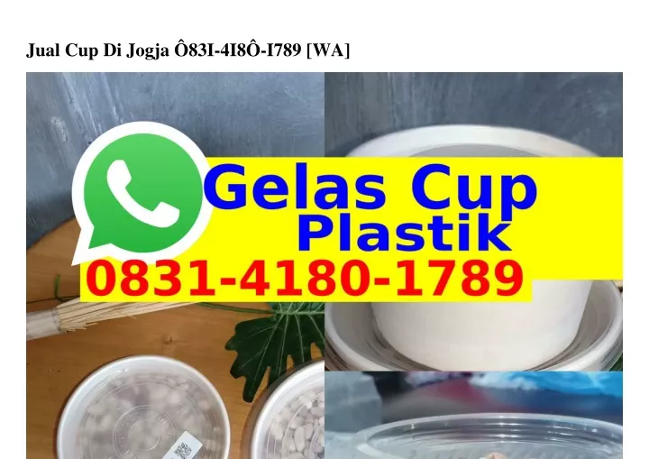 jual cup di jogja 83i 4i8 i789 wa