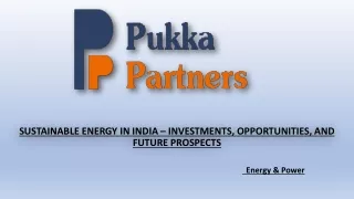sustainable energy in india investments