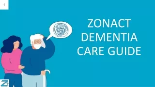 Zonact Dementia Care Guide