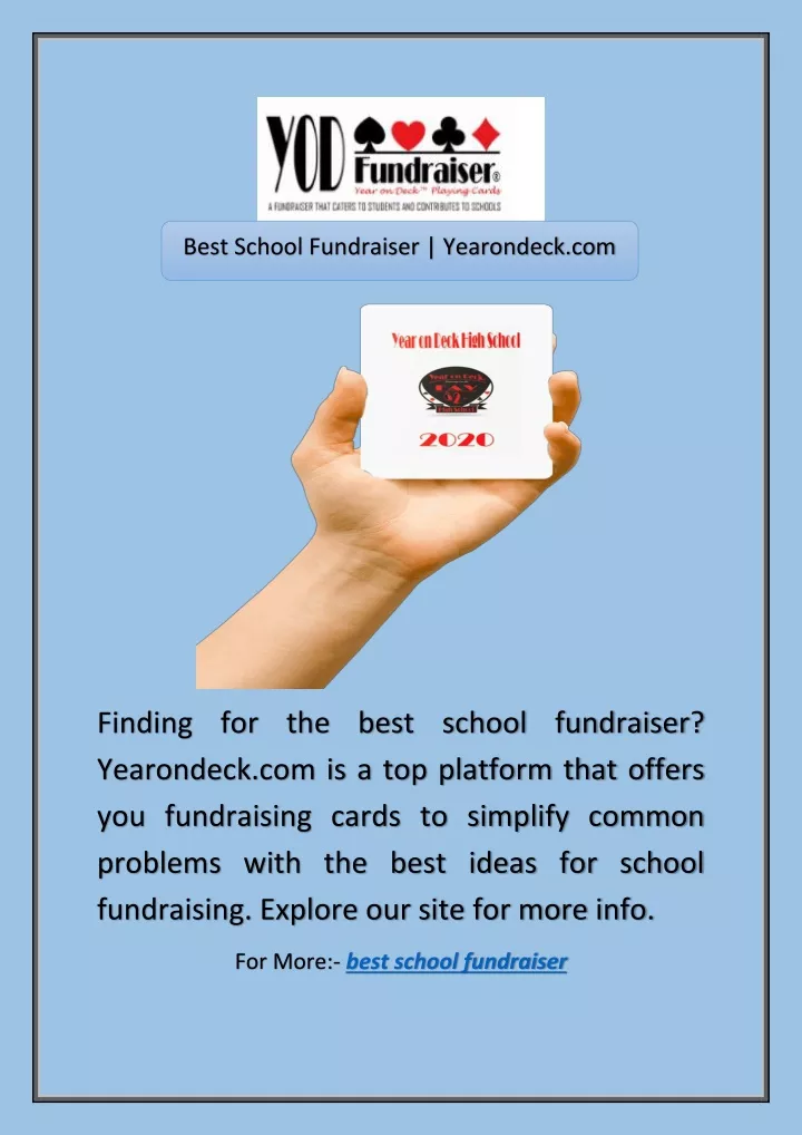 best school fundraiser yearondeck com