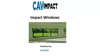 impact windows