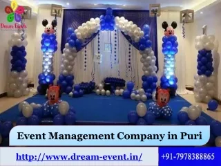 Event Management Company in Puri