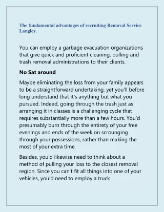 the fundamental advantages of recruiting removal
