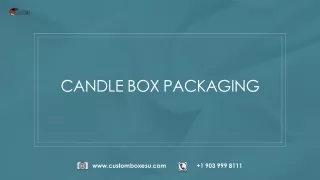 Candle Box packaging