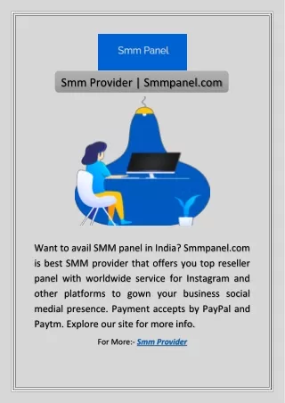 smm provider smmpanel com
