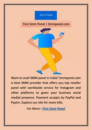 first smm panel smmpanel com
