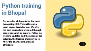 python training in bhopal
