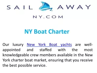 ny boat charter