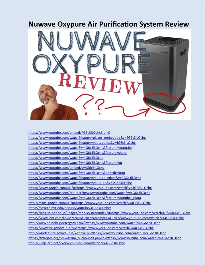 nuwave oxypure air purification system review