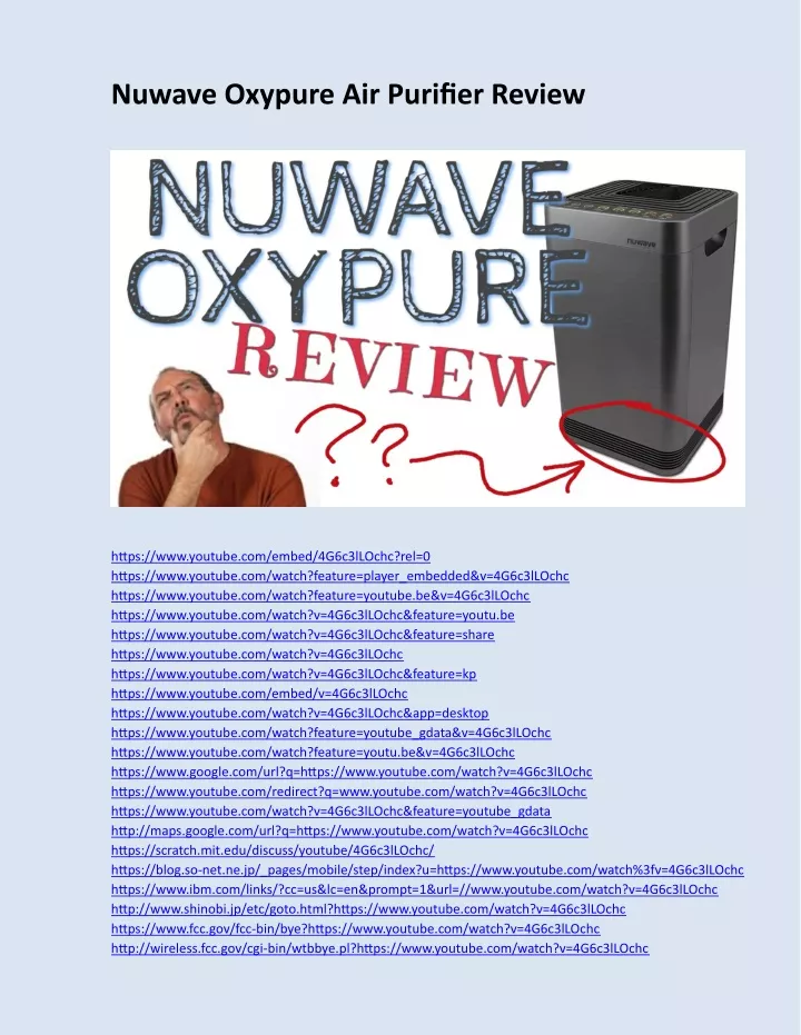 nuwave oxypure air purifier review