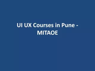 ui ux courses in pune mitaoe