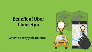 Benefit of Uber Clone App