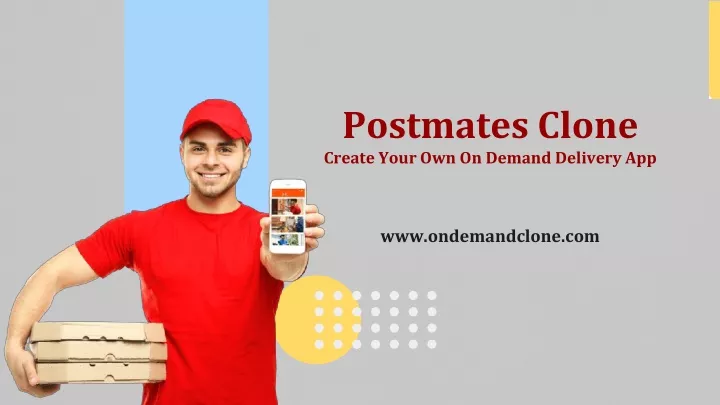 postmates clone create your own on demand delivery app
