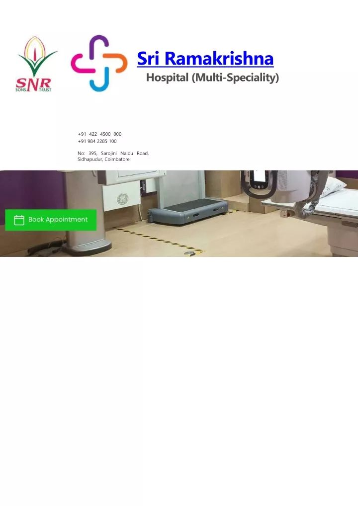 sri ramakrishna hospital multi speciality