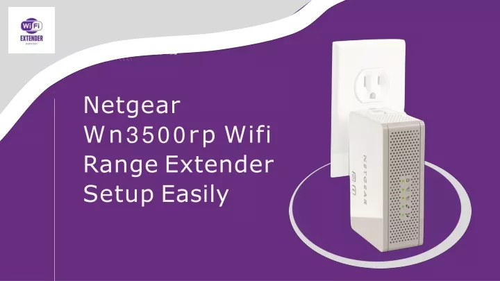 netgear wn 3500 rp wifi range extender setup