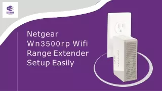 Netgear WN3500RP Wifi Extender Setup