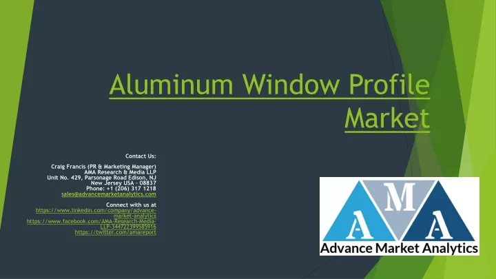 aluminum window profile market