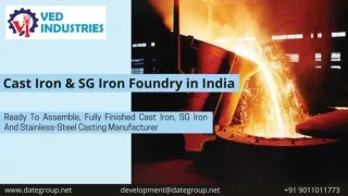Cast Iron & SG Iron Foundry in India